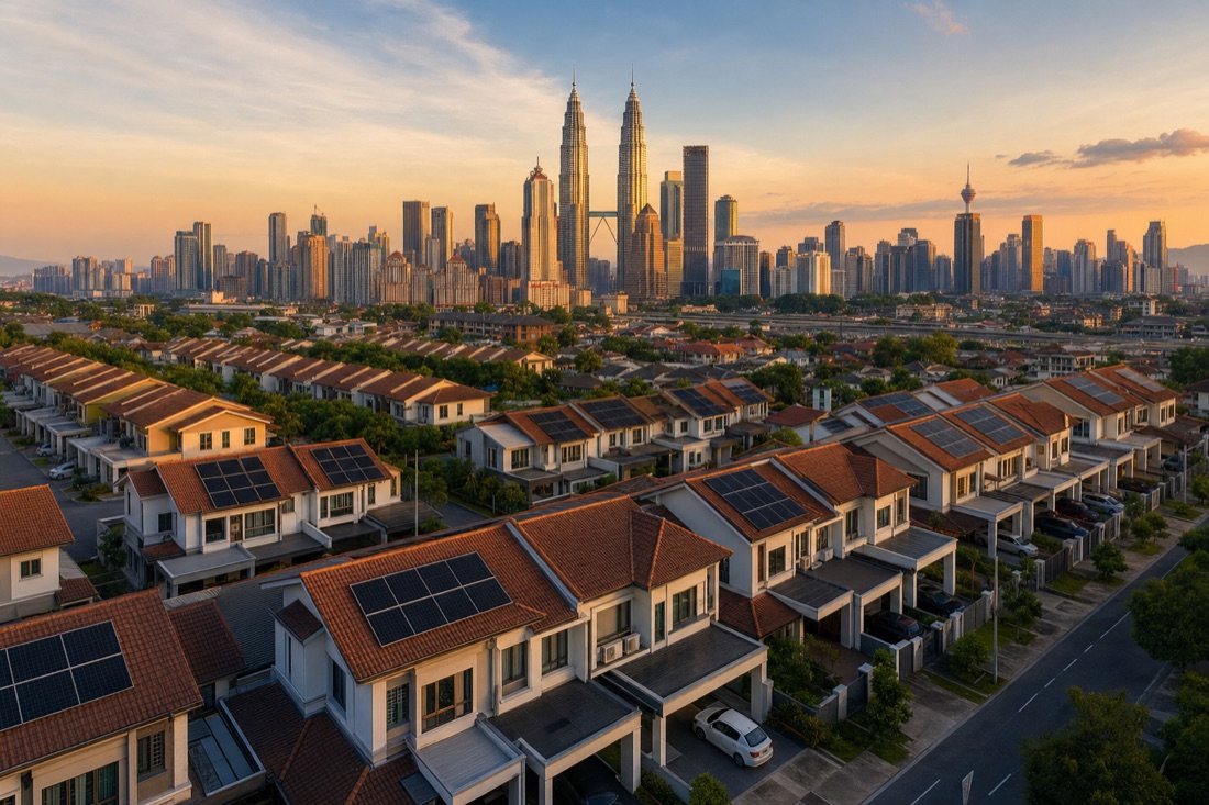 Illustrative Malaysian solar township representing the IJM Land collaboration